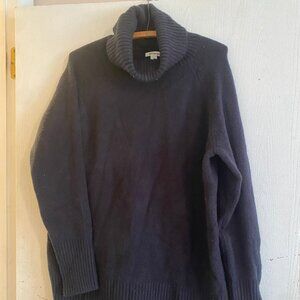 Goodthreads Women's 25% Wool Cowl Neck Sweater Black Size M